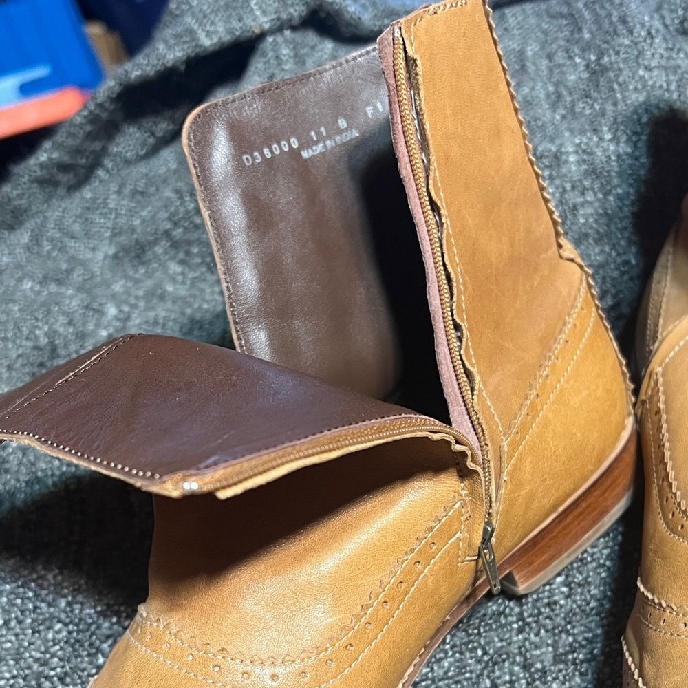 Cole Haan Light Brown Ankle Booties - Picture 9 of 10